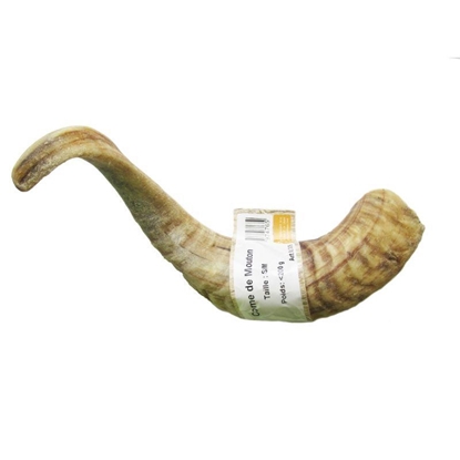 Picture of Bubimex Lamb Horns for Dogs Long Lasting Chews - Grain Free